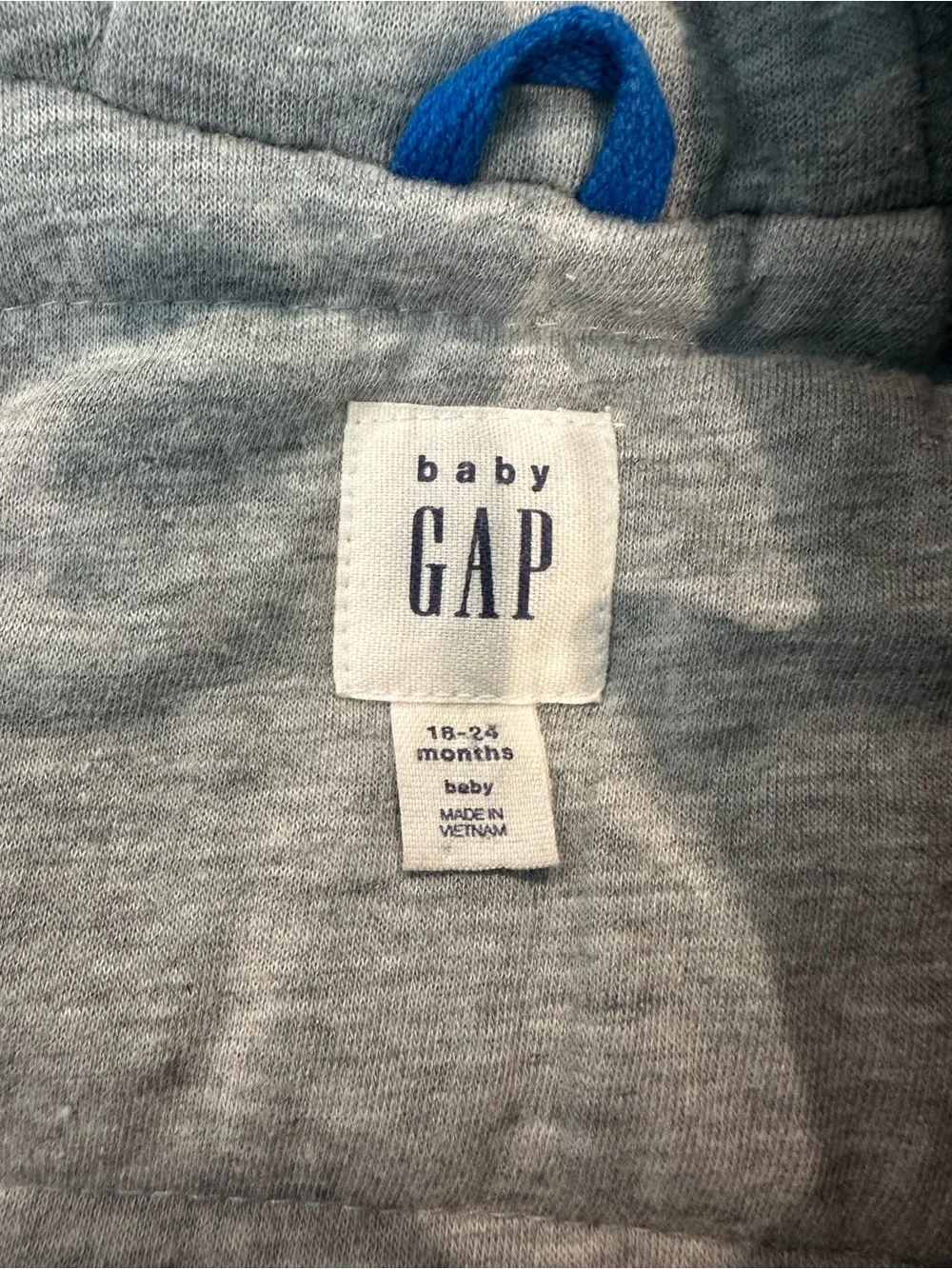 GAP Navy Kids Hooded Pea Coat with Toggle Closures